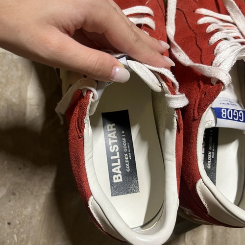 Golden Goose sneakers size 42, red