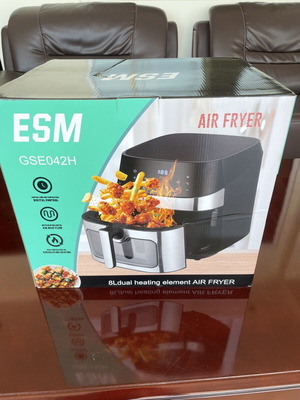 ESM GSE042H Air Fryer 8L, dual heating element
