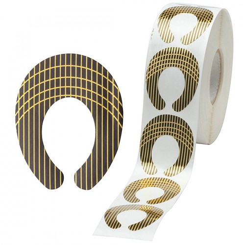 Rolls of nail building adhesive forms horseshoe shape, new, 2 pieces