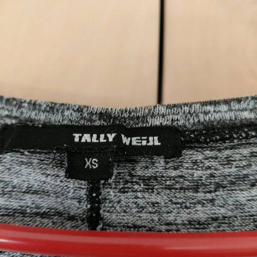 Tally Weijl blouse XS like new, black and grey