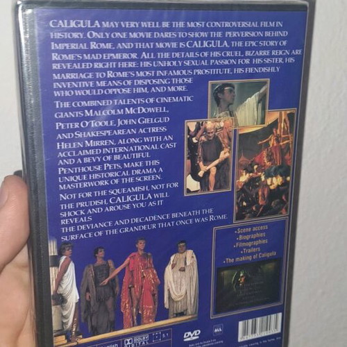 Caligula DVD new, collectible masterpiece with subtitles