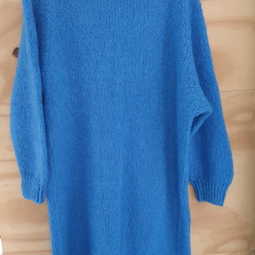Blue cardigan like new, size One Size
