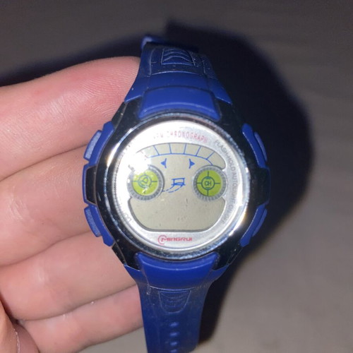 Mingrui children's digital sports watch, blue