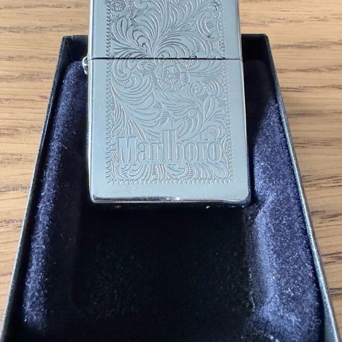 Zippo used Venetian vintage lighter