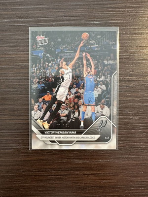 Topps Now NBA 2025-26 Victor Wembanyama #127 card new