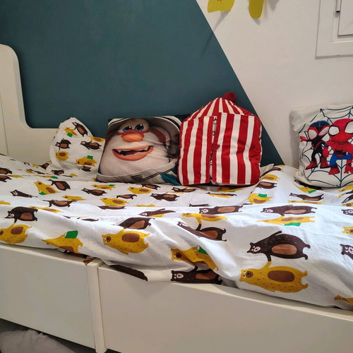 Παιδικό κρεβάτι Ikea Busunge μεταχειρισμένο, επεκτεινόμενο 139-209εκ