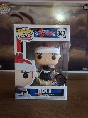 Funko Pop Animation 347 Bleach Renji with Bankai Sword Special Edition like new