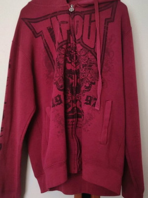 Tapout jacket used, burgundy, size Large