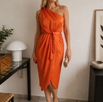 Dress size 36 or small 38 new, orange