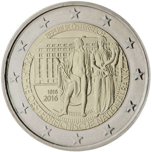 Austria 2 Euro 2016 UNC commemorative coin
