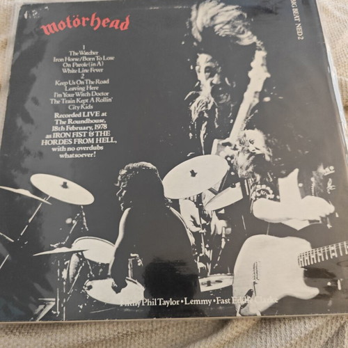 Motorhead Recorded Live 1978 Vinyl LP Album used, metal