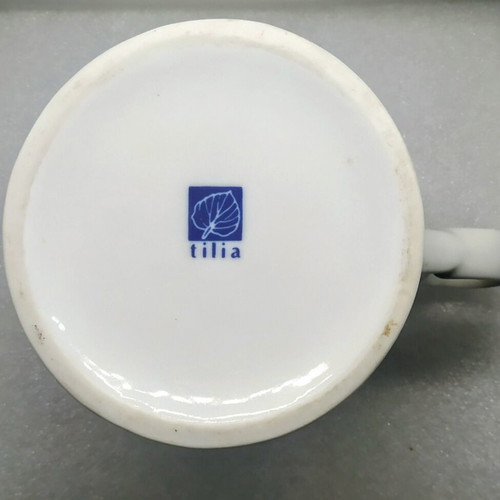 Classic Blueprint porcelain mug by Tilia new
