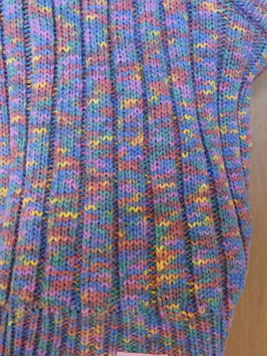 Karavan knitted top like new, multicolor