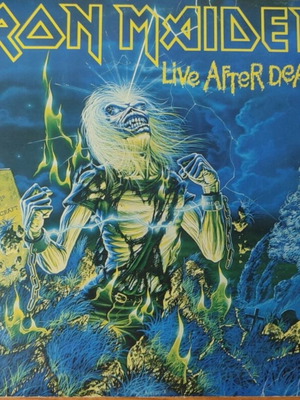 Iron Maiden Live After Death 2LP gatefold употребяван, метъл