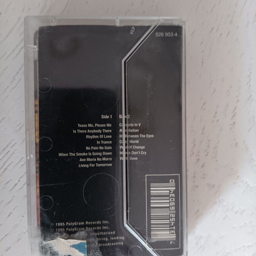 Scorpions Live Bites cassette used, rock