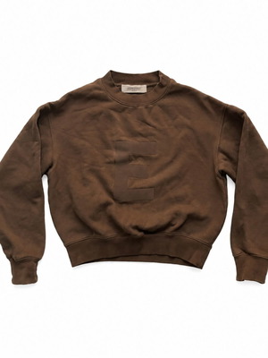 Essentials brown hoodie small size like new