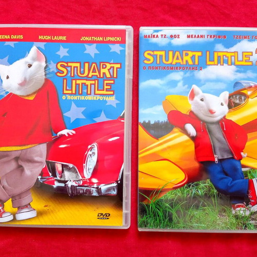 Stuart Little and Stuart Little 2 DVD used, fantasy with subtitles
