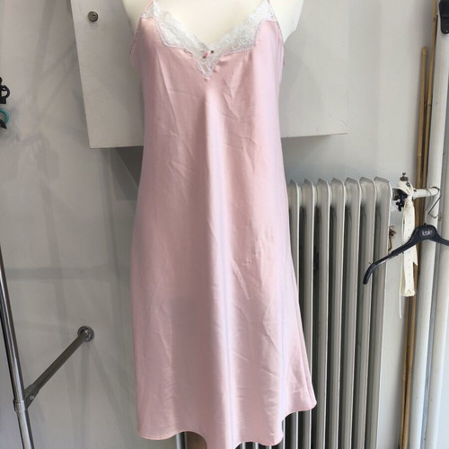 Satin nightgown L-XL used, soft pink