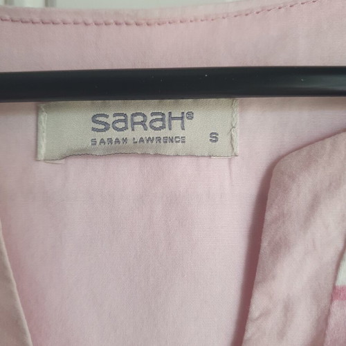 Sarah Lawrence floral blouse refurbished, size S, multicolor