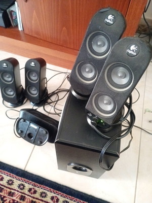 Logitech X-530 5.1 Surround ηχεία μεταχειρισμένα με μικρές φθορές