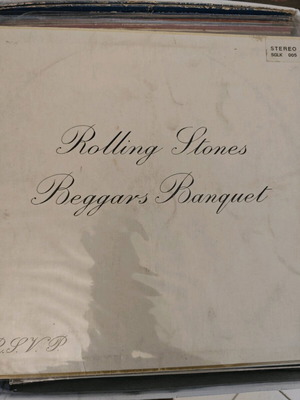 Rolling Stones Beggars Banquet βινύλιο LP άλμπουμ μεταχειρισμένο ελληνική έκδοση gatefold