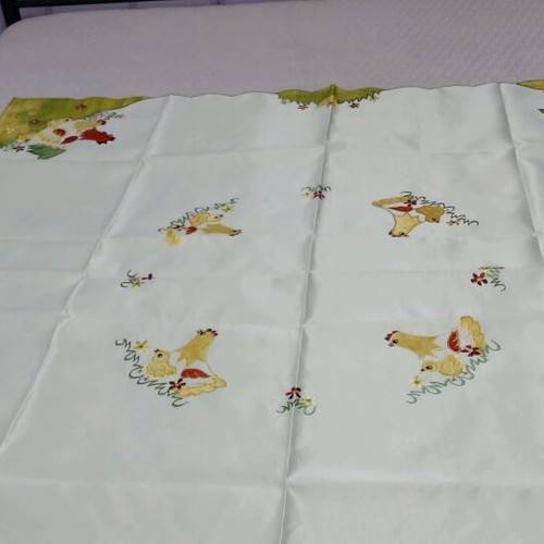 Easter tablecloth new 1.35x1.35