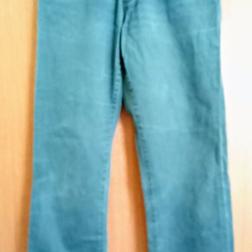Mad jeans used, size S, blue-green color