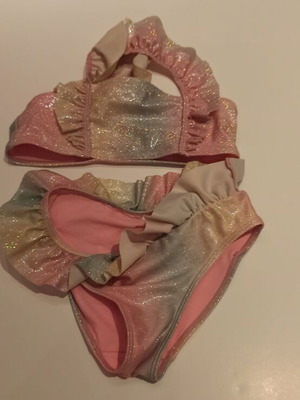 Girls' colorful swimsuit new, age 8-10 years