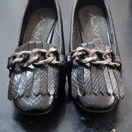 Miss NV Croco Women's Pumps Size 36 New Black