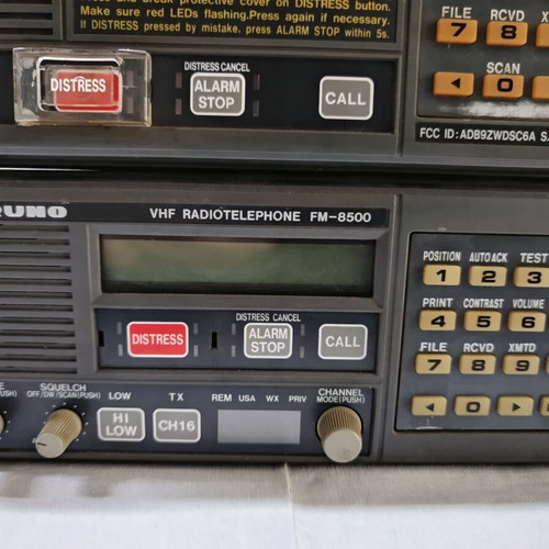 FURUNO FM 8500-DSC 6A VHF Radiotelephone used for repair or parts