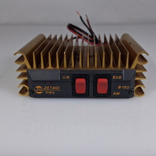 Zetagi B-150 CB amplifier used, 13.8V