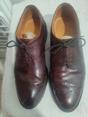 Men's Leather Oxblood Brogues Shoes like new, English made