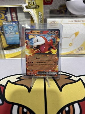 Pokémon Fuecoco ex κάρτα 015/128 Holo, Mint/nm condition
