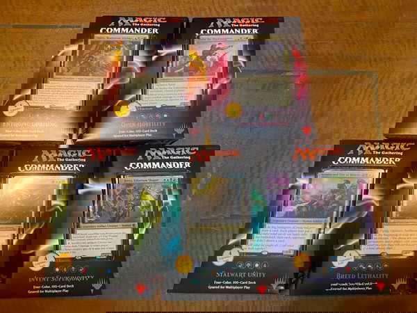 MTG Magic the Gathering 2016 Commander Deck Set (Atraxa, Breya, Kynaios & Tiro, Saskia, Yidris)