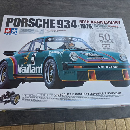 Tamiya 50th Anniversary Limited Numbered Edition Porsche 934 Vaillant
