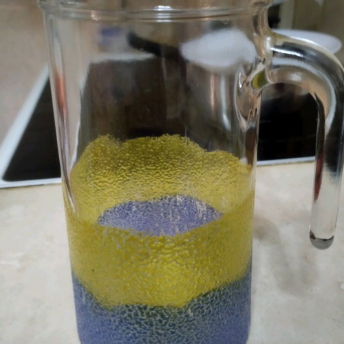 Nounou glass pitcher and storage jar like new