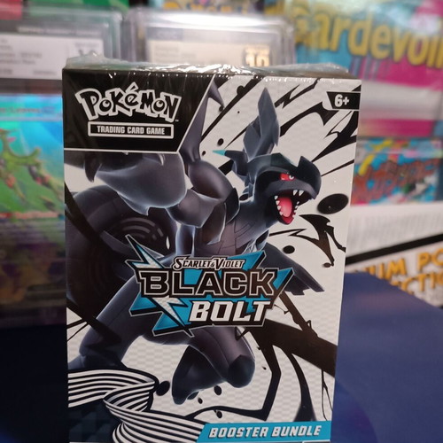 Pokemon Scarlet & Violet Black Bolt Booster Bundle sealed, 6 packs