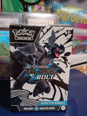 Pokemon Scarlet & Violet Black Bolt Booster Bundle sealed, 6 packs
