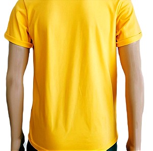 Sunday CENTAUR SPORTSWEAR T-Shirt ανδρικό κοντομανικο αθλητικό μπλουζάκι κίτρινο