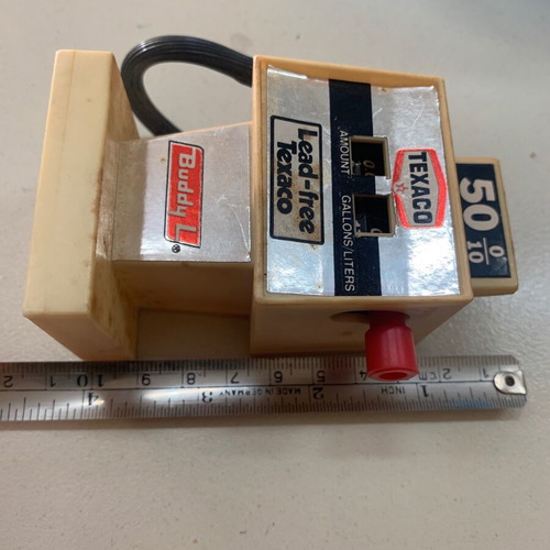 Texaco Buddy L Vintage Toy Gas Pump 1970 Used