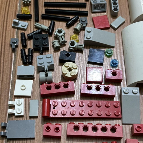 Vintage Lego Technic parts used, pack of 110