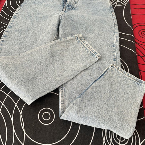 Zara Mom Fit High-Waisted Jeans EU 36 Light Blue Denim Like New