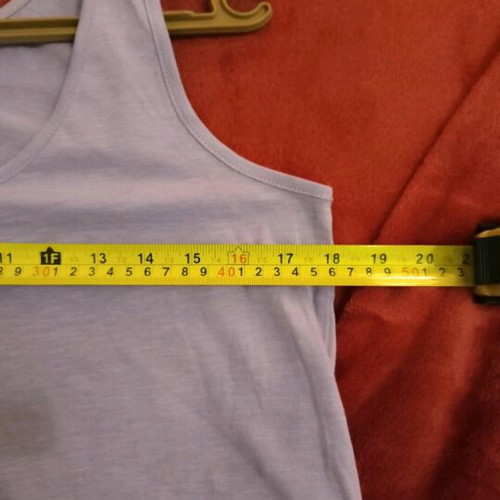 Sleeveless purple top 100% cotton new