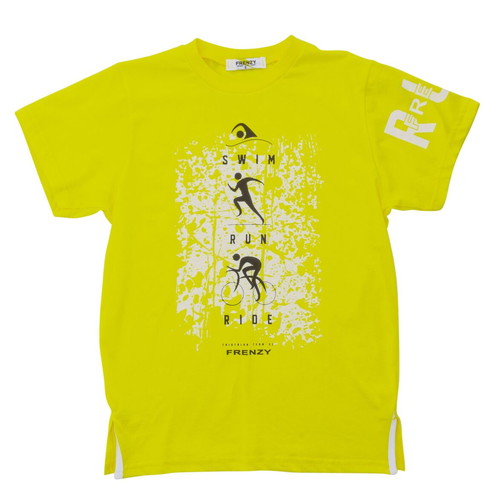 FRENZY Boys' Yellow T-shirt No 10, New, Short Sleeve