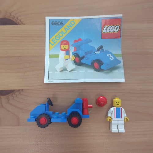 Lego vintage set Road Racer 6605 used