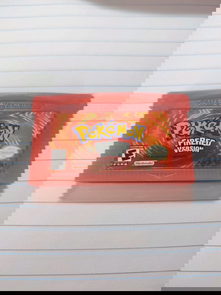 Fire Red Pokemon Κασέτα GBA Cartridge Game Boy Nintendo Advance SP Πόκεμον DS Pokémon Pikachu Retro