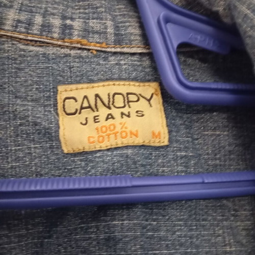 Canopy denim jacket used, cotton, blue, size M