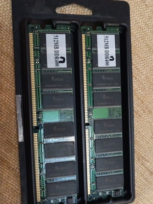 Memory computer RAM 2x 512MB DDR400 used