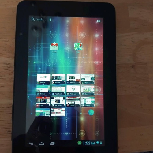 Small tablet used, suitable for children to watch cartoons and play games