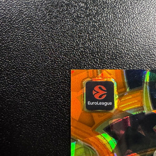 Lonnie Walker IV 2025-26 Panini Select EuroLeague Orange Cracked Ice Prizm Card